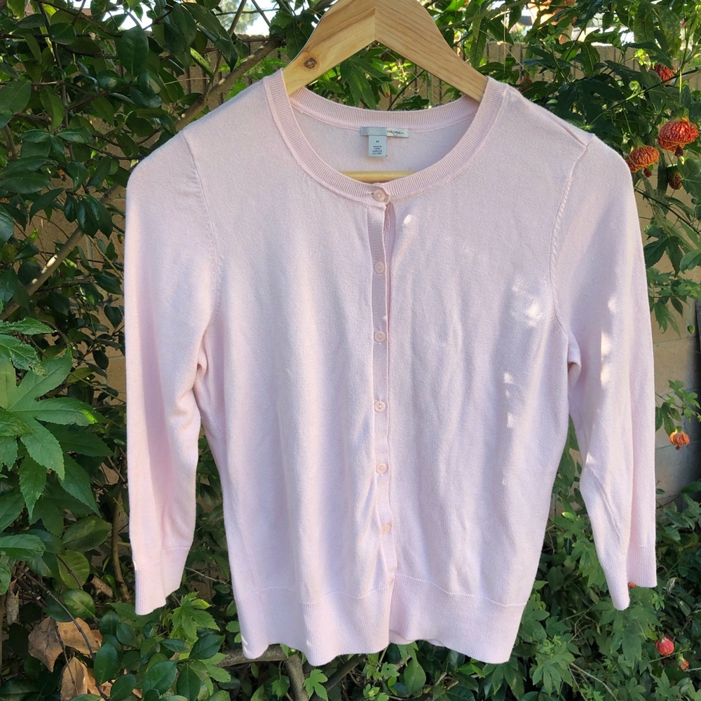 Halogen Quarter-sleeve Cardigan (M)